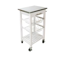 Desserte de cuisine ZINC 050505 Blanc