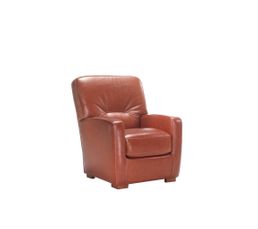 Fauteuil Trixx SUSANA Buffle/croûte cuir Chataig.882