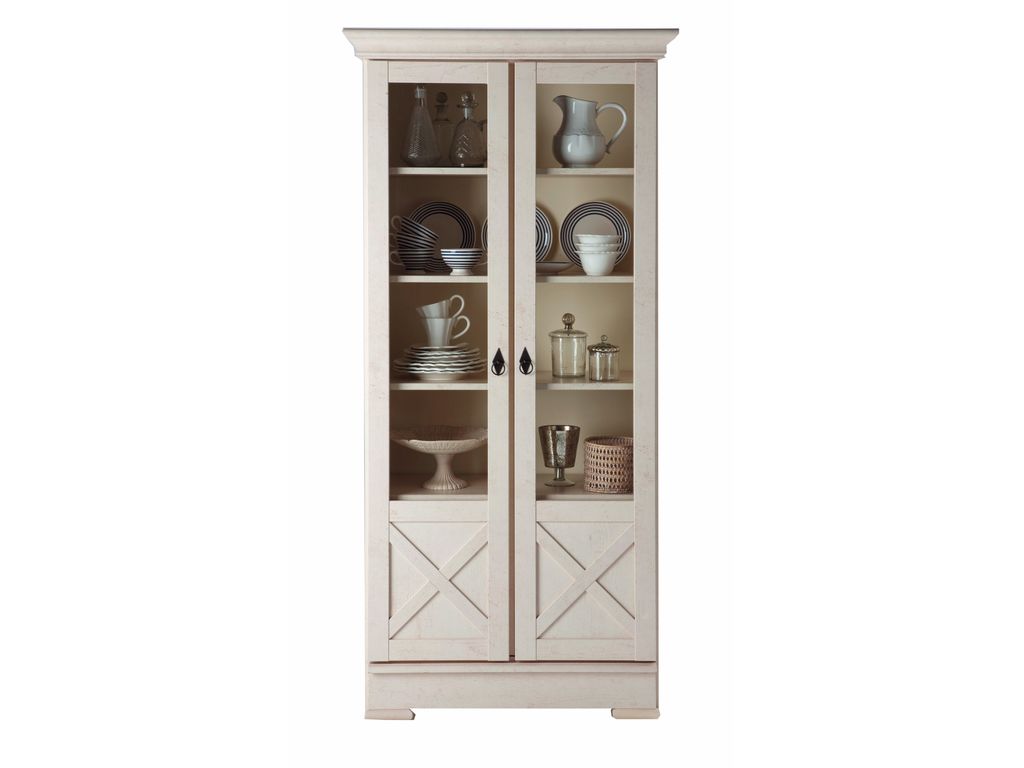 Biblioth�ques - Biblioth�que 2 portes OLIVIA 4111 Ch�ne blanchi