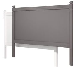 T�te de lit LUNA 123664 gris