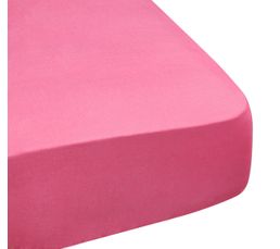 Linge De Lit - Drap housse 90 x 190 cm GEMINI Fuchsia