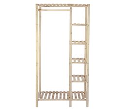 Portants & Penderies - Structure armoire ALIX penderie et 5 tablettes