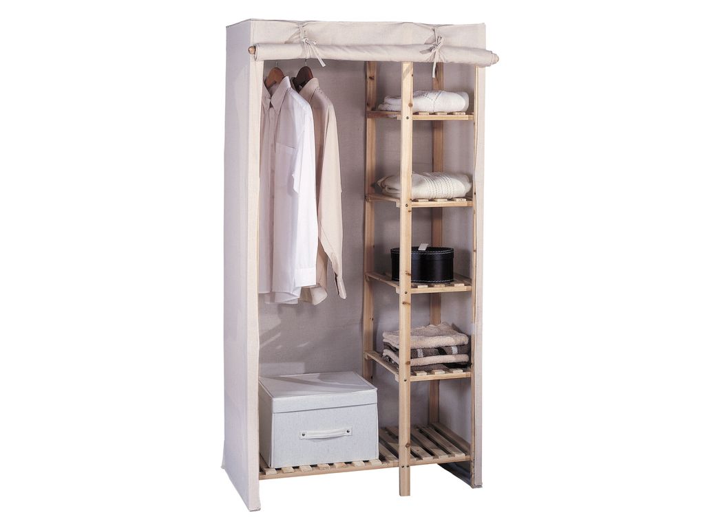 etagere bois avec housse