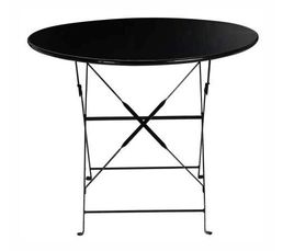 Table SUMMER 2 Noir - Diam. 90cm