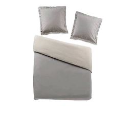 HC 240x260 + 2 TO 65x65 cm GEMINI Ficelle/Ivoire