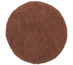 Tapis - Tapis rond D60 cm SMARTISE Chocolat