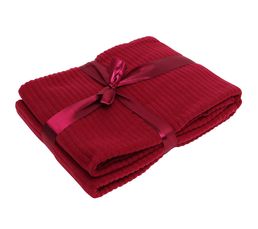 Plaids - Plaid 125 x 150 cm PRETTY Framboise