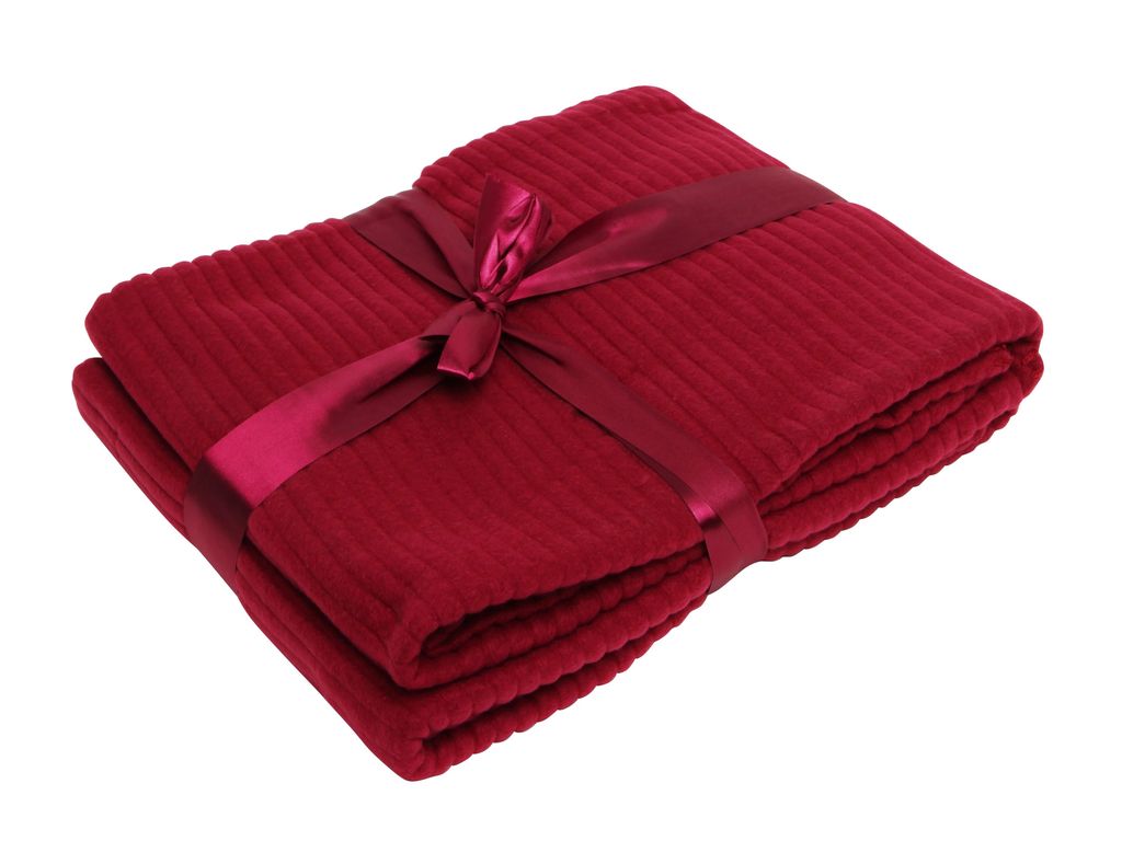 Plaids - Plaid 125 x 150 cm PRETTY Framboise