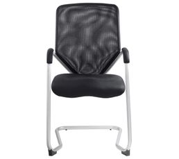 FAUTEUIL DE BUREAU VISITEUR 2 126639 NOIR