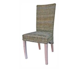 CHAISE RENO GRIS NATUREL