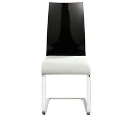 CHAISE SEATTLE BLANC/NOIR