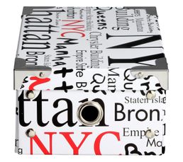 Bo�te cartonn�e PM MANHATTAN H. 14,5 x 14 x 22 cm