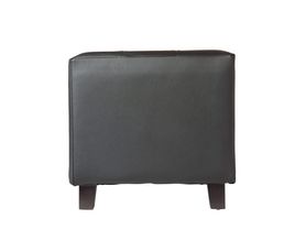 Chauffeuses - Pouf 35 x 35 cm CAPITONNE Noir
