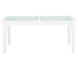 TABLE SEJOUR RECTANGULAIRE AMELIE BLANC