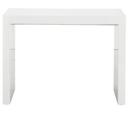 CONSOLE EXTENSIBLE VICTORIA Laqué Blanc