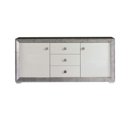 BUFFET 2P/3T CHARME 1104 NOIR/BLANC