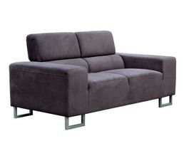 Canap� fixe 2 places GALAXY Tissu Gris