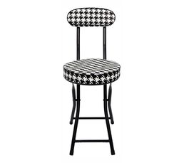 Chaises - Chaise pliante CINDY Noir/Blanc