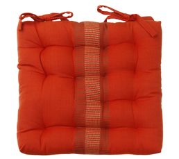 Coussins De Chaises - Galette 40x40 cm MAFATE Rouille