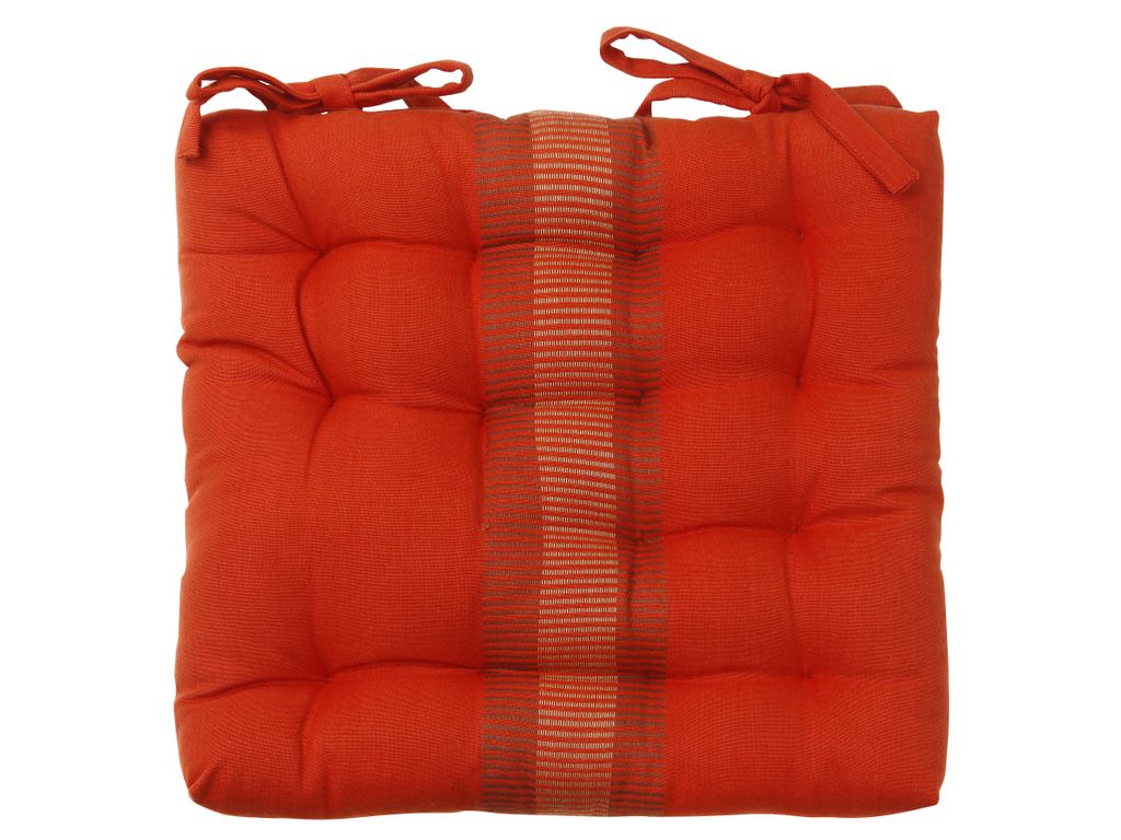 Coussins De Chaises - Galette 40x40 cm MAFATE Rouille