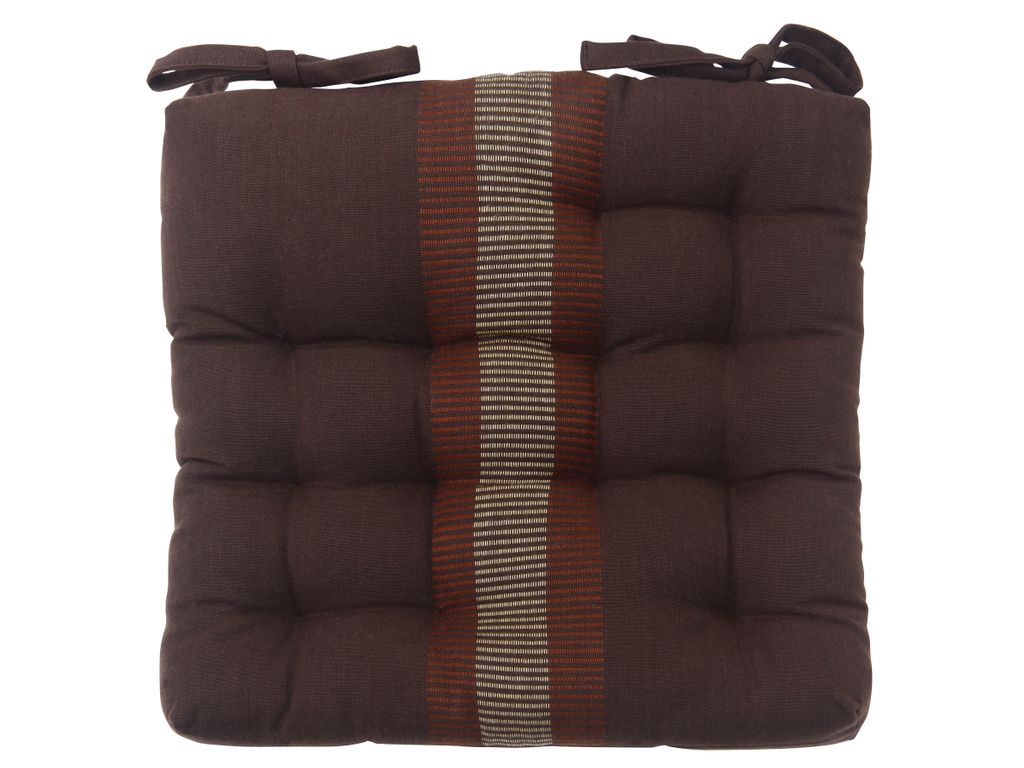 Coussins De Chaises - Galette 40x40 cm MAFATE Chocolat