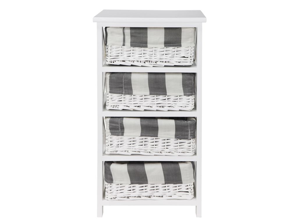 Meubles D'appoint - Meuble 4T ISLAND Blanc