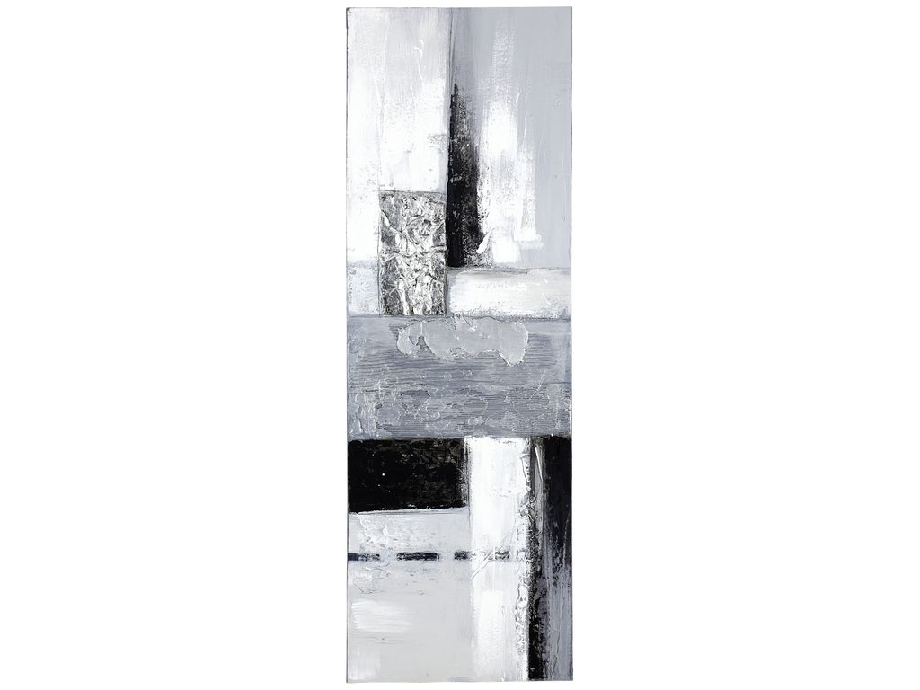 Peintures - Toile peint 50X150 GREY LAGON