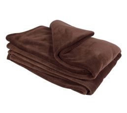 Plaids - Plaid 140x200 cm COCOON Chocolat
