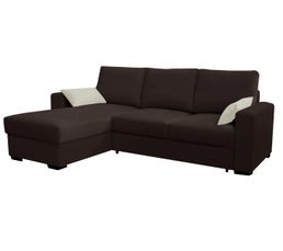 Angle CV m�ridien.r�ver.Coffre JULIA Tissus Marron/Beige