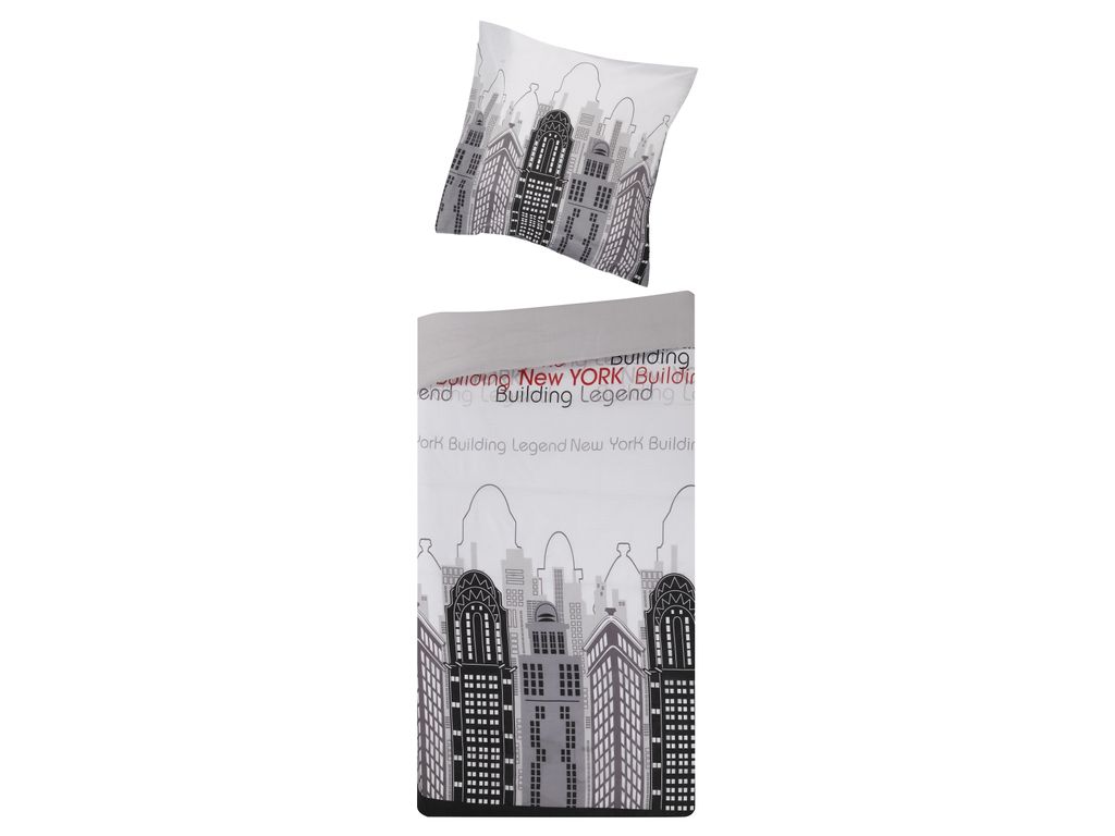 Linge De Lit - HC 140x200 cm + 1TO 65x65 cm CITY imprim�