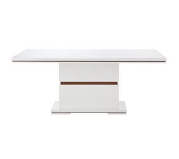 Tables - Table de S�jour L.190 RIVA Blanc/Noyer