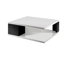 Tables Basses - Table Basse RIVA Blanc/Noir
