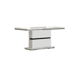 Tables - Table de Séjour L.190 RIVA Blanc/Noir