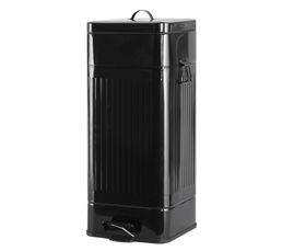 Poubelles - Poubelle carré 30L DARK Noir