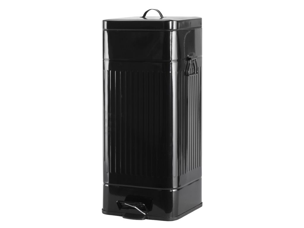 Poubelles - Poubelle carr� 30L DARK Noir