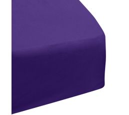 Linge De Lit - Drap house 90x190 cm GEMINI prune