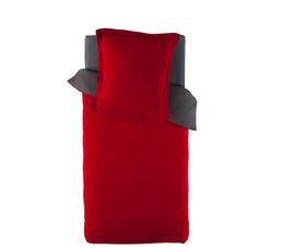 Linge De Lit - HC 140x200 + 1 TO 75x75 cm GEMINI rouge/gris