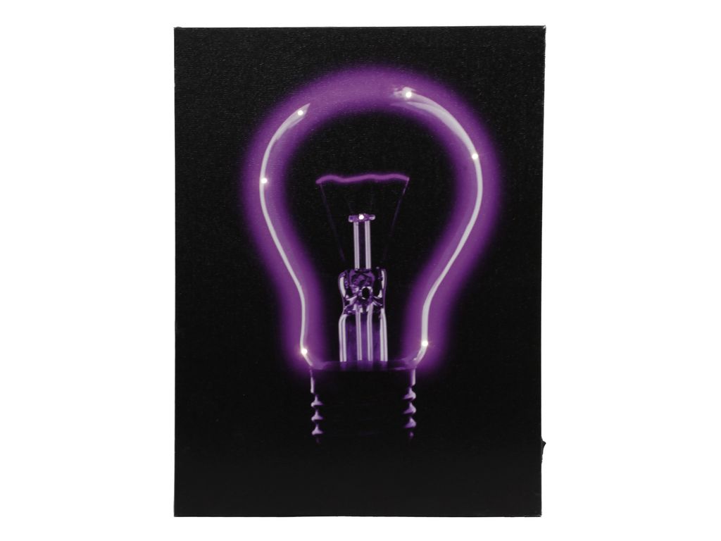Toiles - Toile 30X40 LED LIGHT Rose