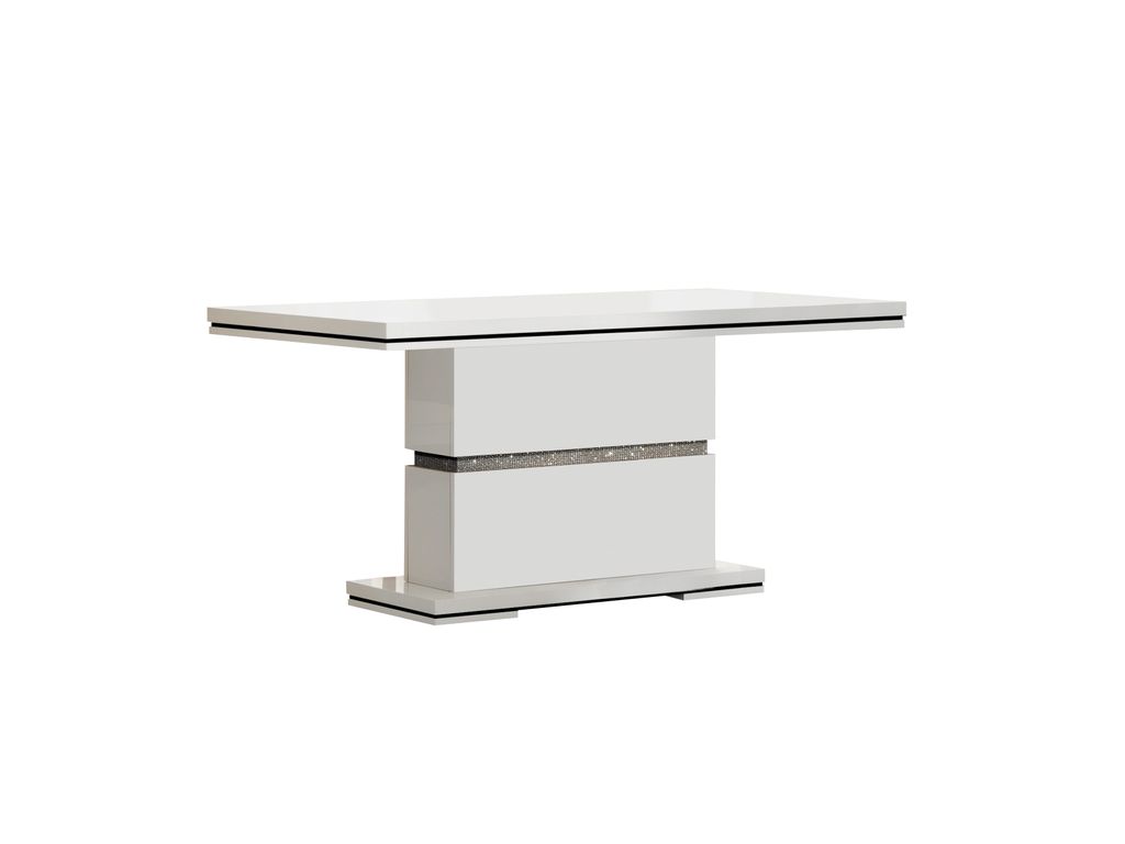 Tables - Table de S�jour L.160 RIVA Blanc/Strass