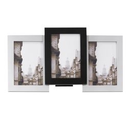 Photographies - Cadre 3 photos TRIO Noir / Gris