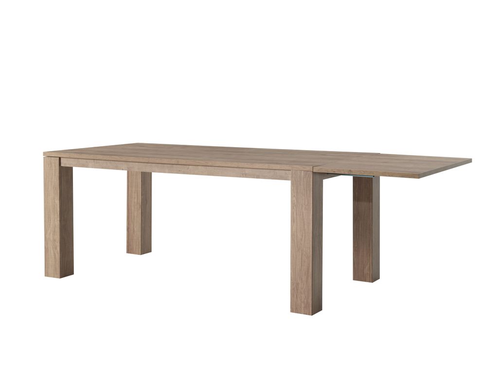 Tables - Option allonge pour table rect BALTO C193 CHENE