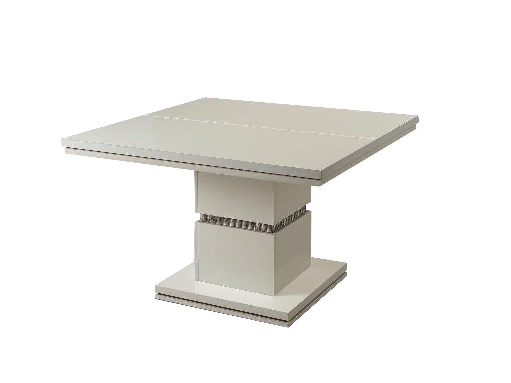 Tables - Table carr�e RIVA Blanc/Strass