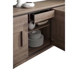 Buffets - Option tiroir PAOLO Gris