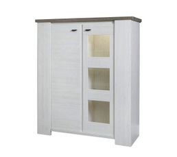 Vitrines - Vitrine 1 porte vitr�e/1porte DELHI V2