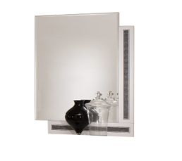 Miroirs - Miroir pour commode Tess TS005 Blanc