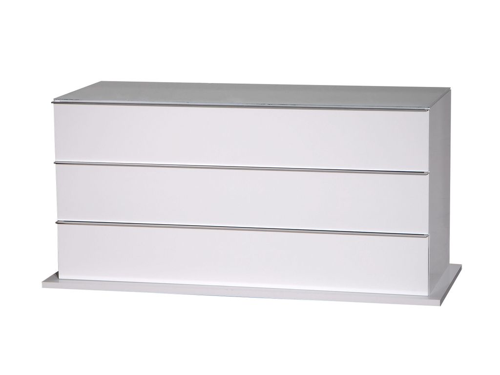 Commode 6 tiroirs MOON 36 092651 Blanc
