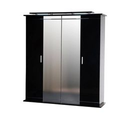 Armoires - Armoire 4 portes MOON 38 092704 Noir