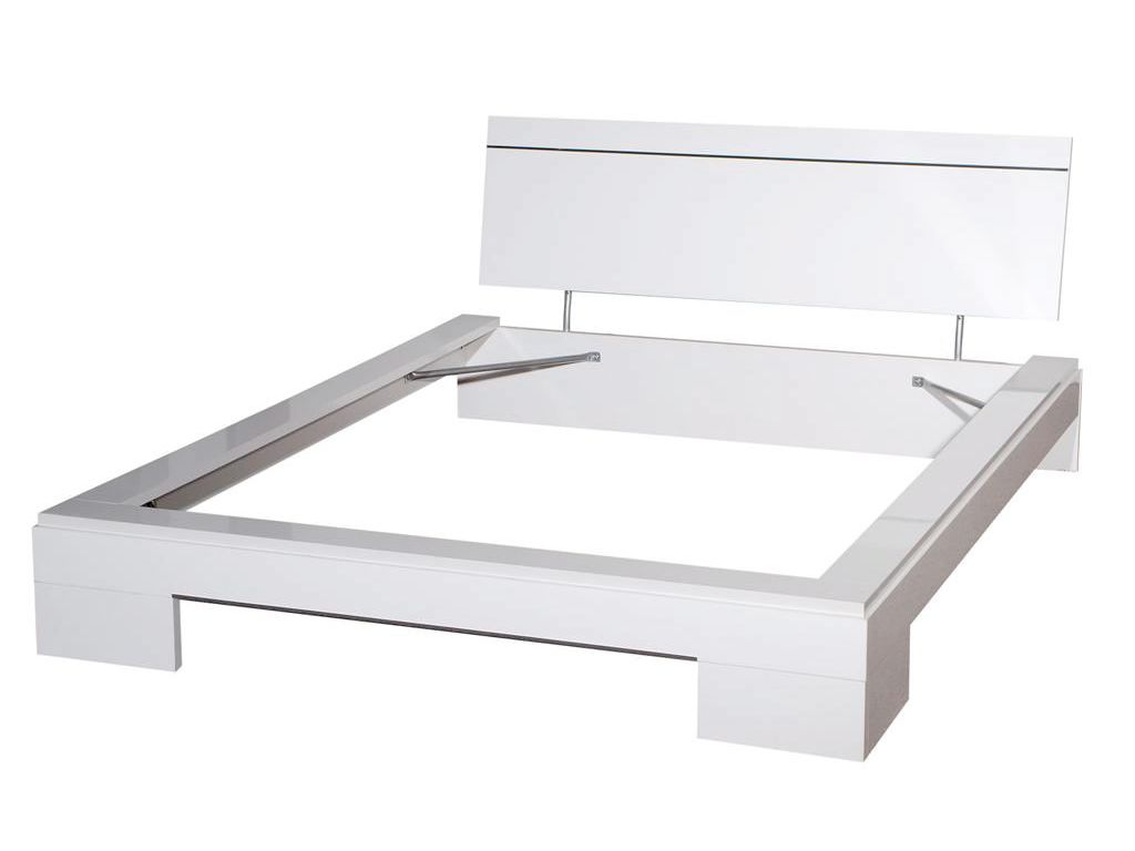 Lits - T�te de lit 140 cm MOON 36 092624 Blanc
