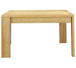 TABLE  CARREE NATURA 10 003243 CHENE CLAIR