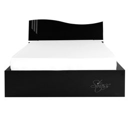 Lits - Lit 140x190 cm STRASS 38 12CI0314 Noir